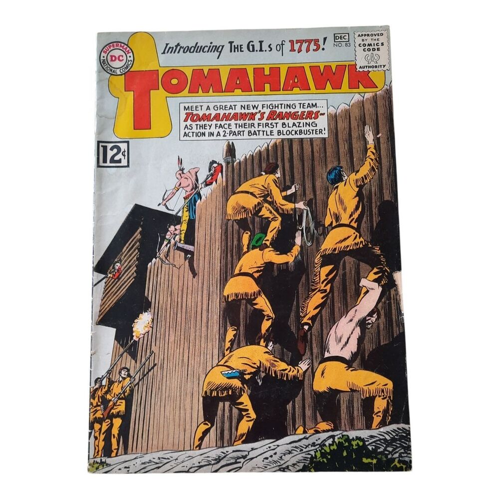 DC Comics Tomahawk Rangers Cover #83— Red, Yellow, Brown, Green
